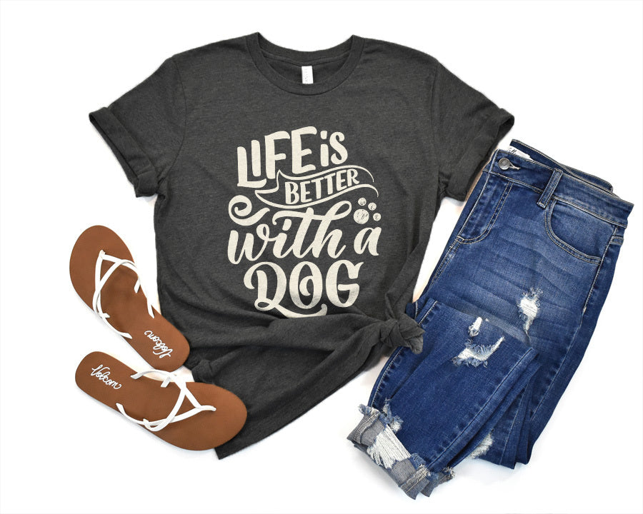Life's Better With A Dog Premium T-Shirt