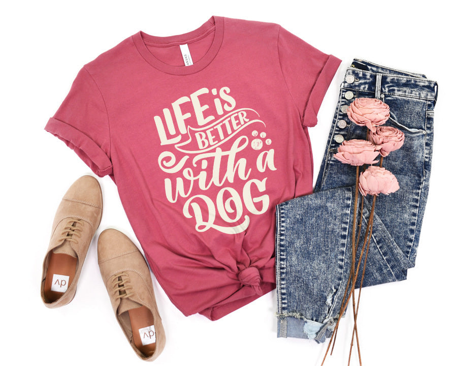 Life's Better With A Dog Premium T-Shirt