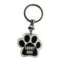 Lucky Dog Paw Keychain
