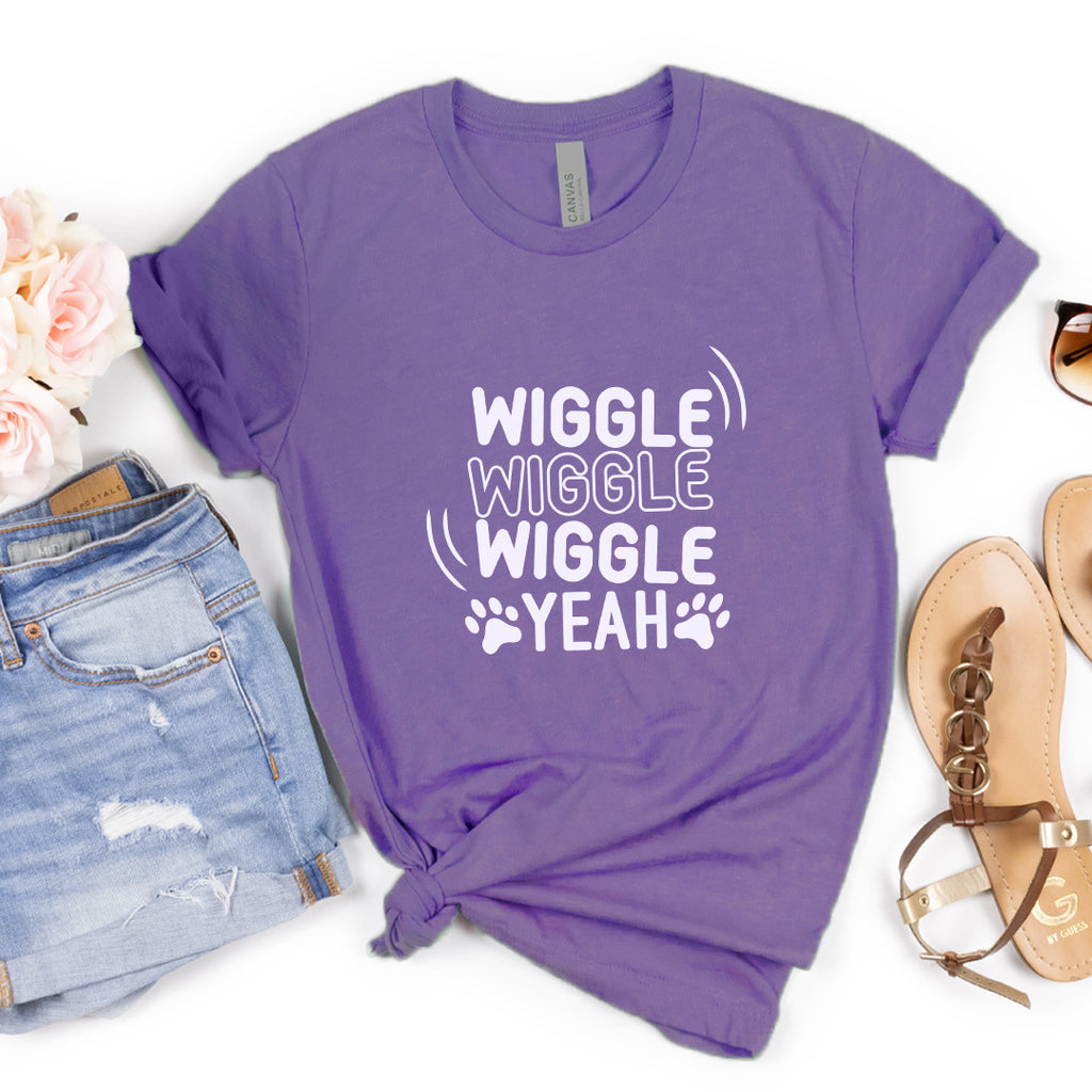 Wiggle Wiggle Wiggle Yeah Premium T-Shirt Purple