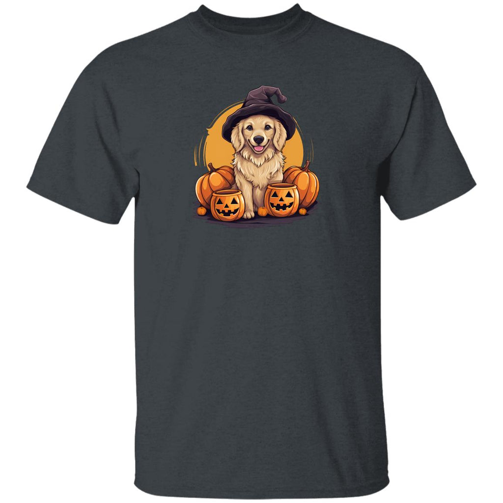 Golden Halloween Howler T-Shirt Dark Heather