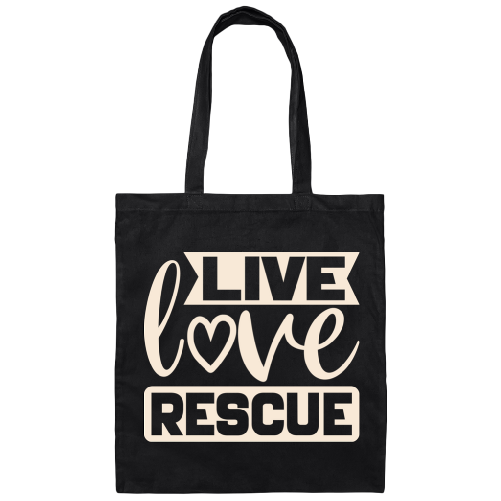 Live Love Rescue Tote Bag