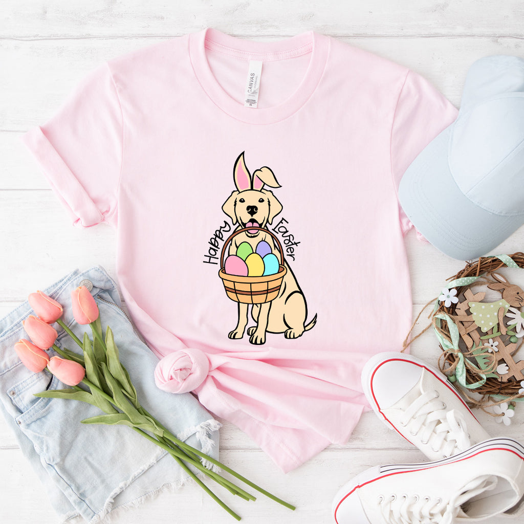 Happy Easter Bunny Ears Doggo Tee - 1158