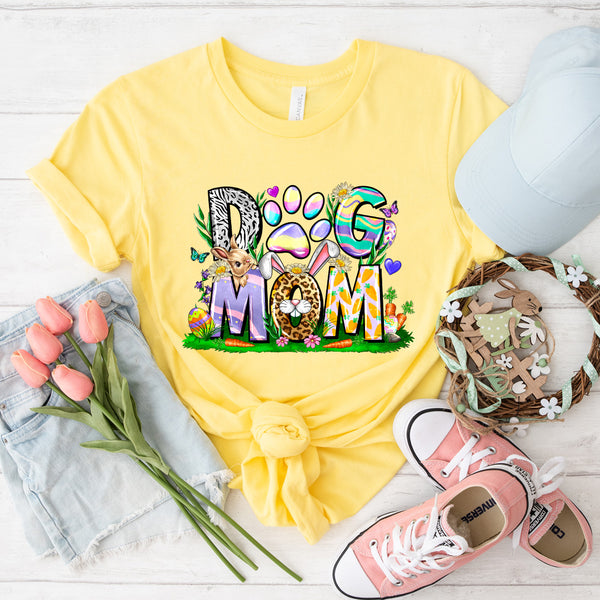 Dog Mom Easter Scene Tee - 1200