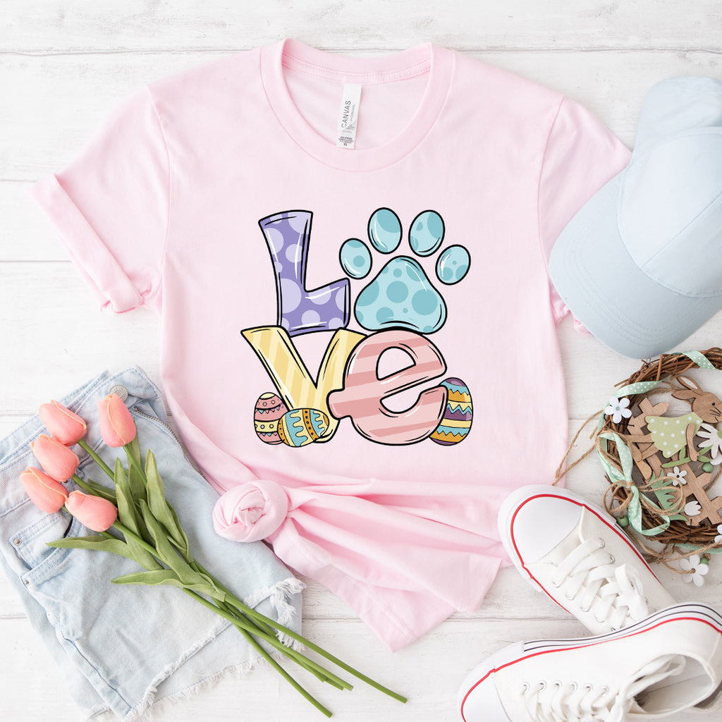 Easter Love Paw Tee - 1203