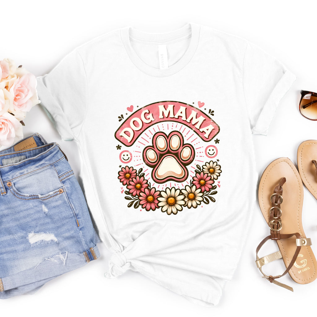 Dog Mama Daisies Tee - 1288