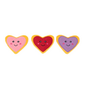 3-Pack Valentine Heart Cookie Toys