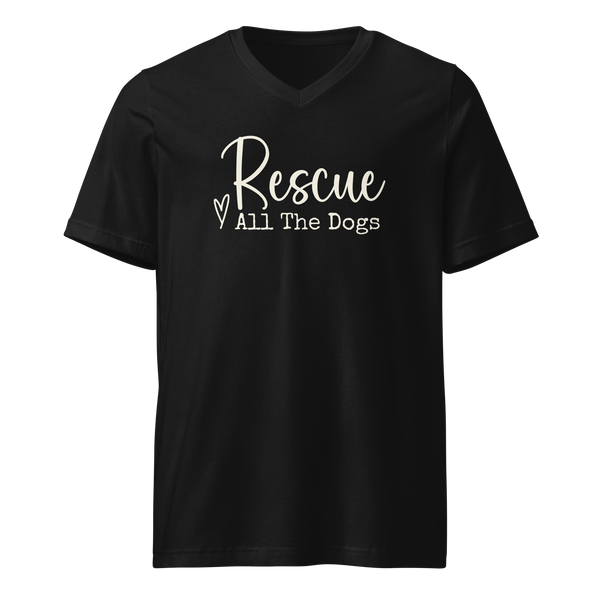 Rescue All The Dogs V-Neck - 1275