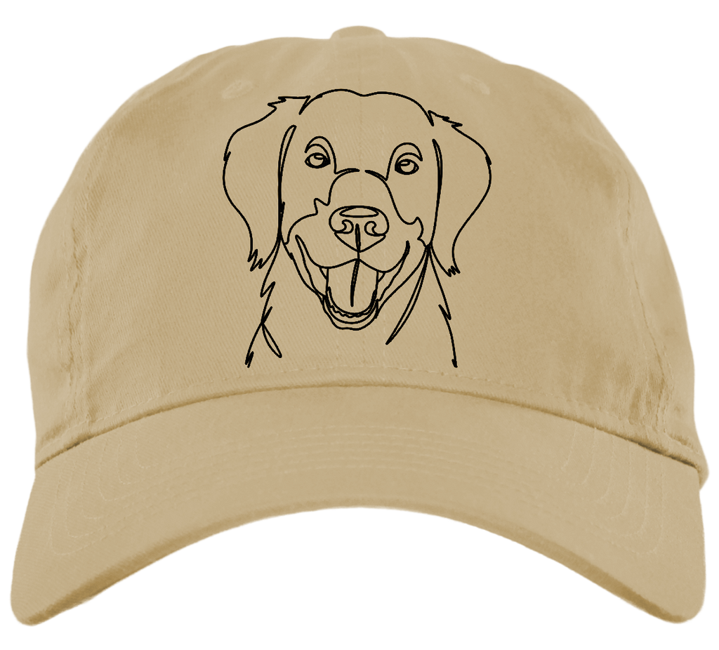 Minimalist Golden Retriever Premium Tan Hat