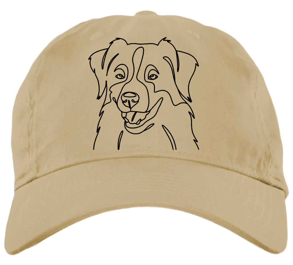 Minimalist Australian Shepherd Premium Tan Hat