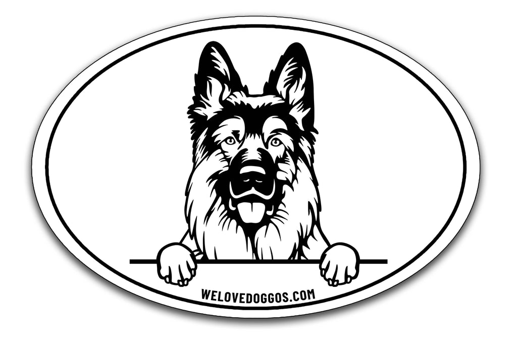 German Shepherd Car Magnet