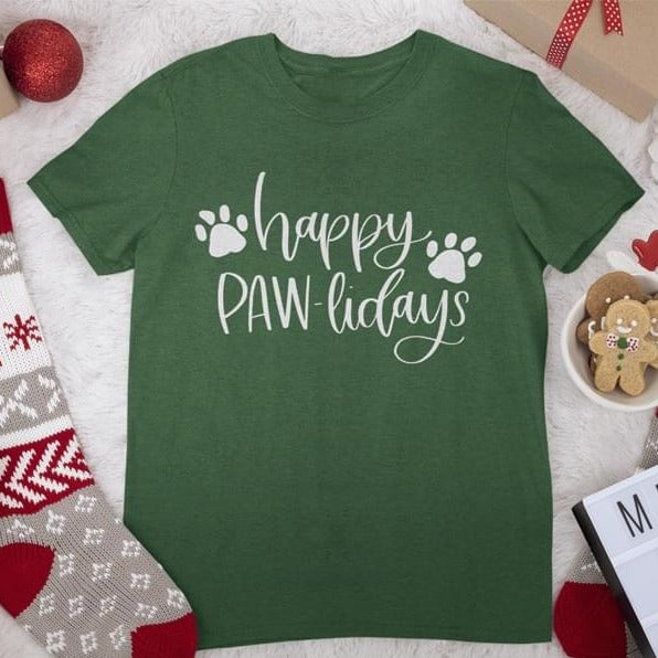 Happy Paw-lidays Premium T-Shirt