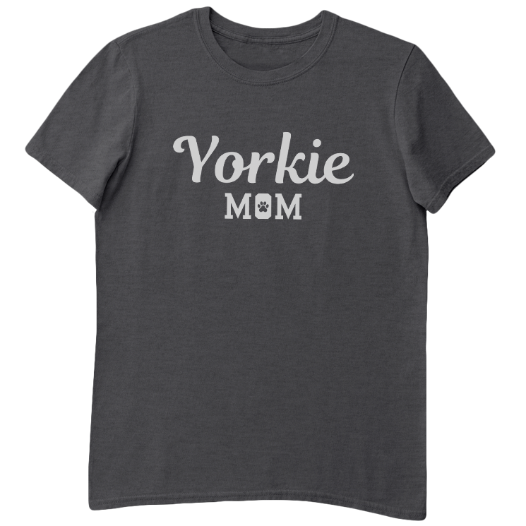 Yorkie Mom Collegiate T-Shirt