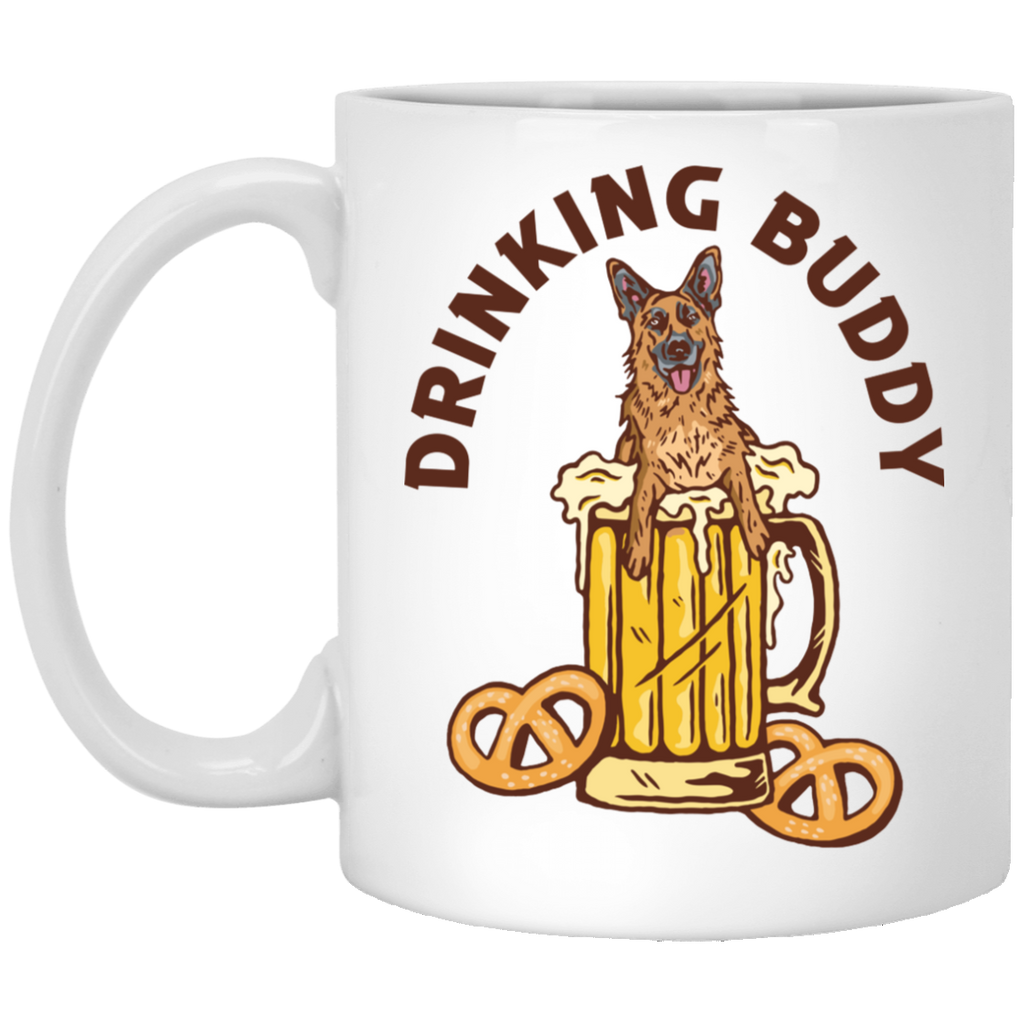 Drinking Buddy German Shepherd  Coffee Mug