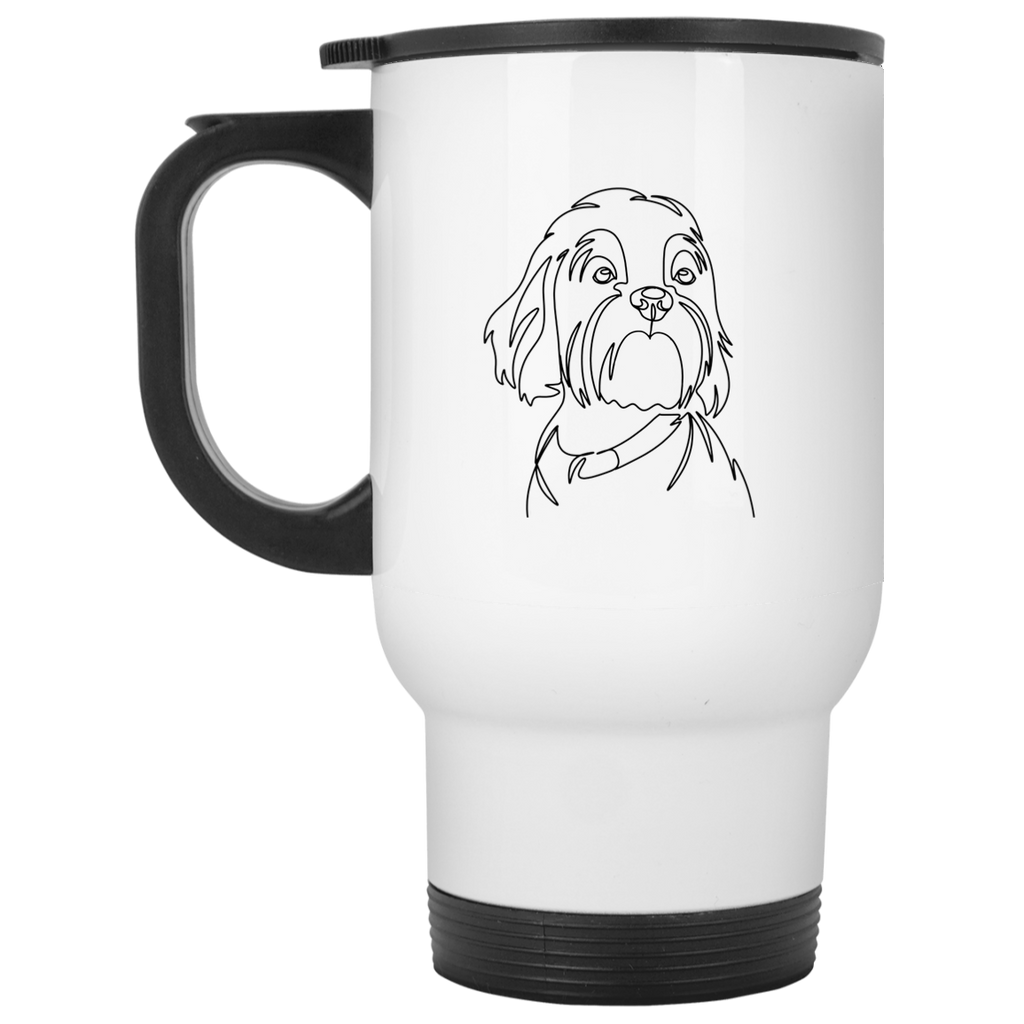 Minimalist Shih Tzu Travel Mug