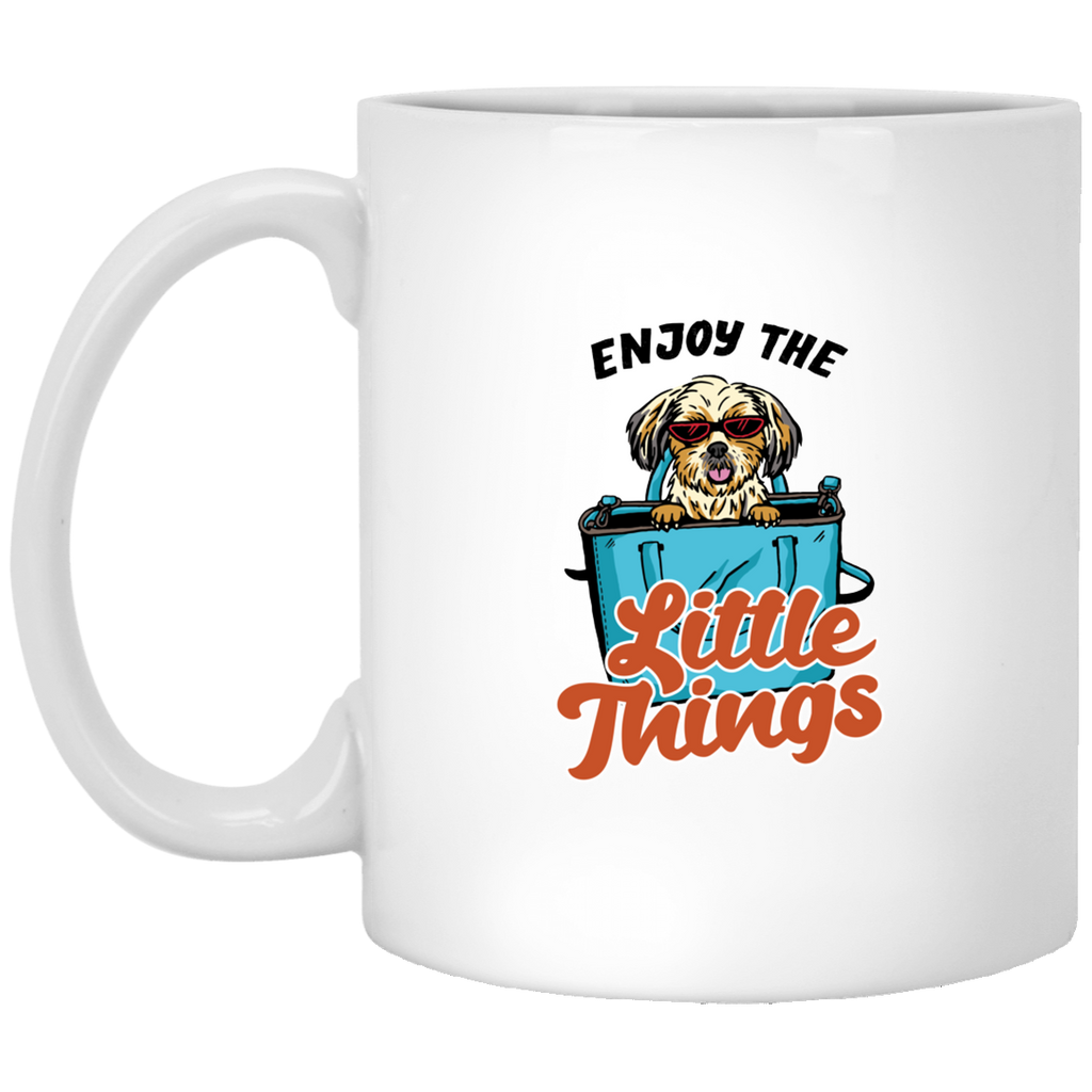 Enjoy The Little Things Shih Tzu Coffee Mug