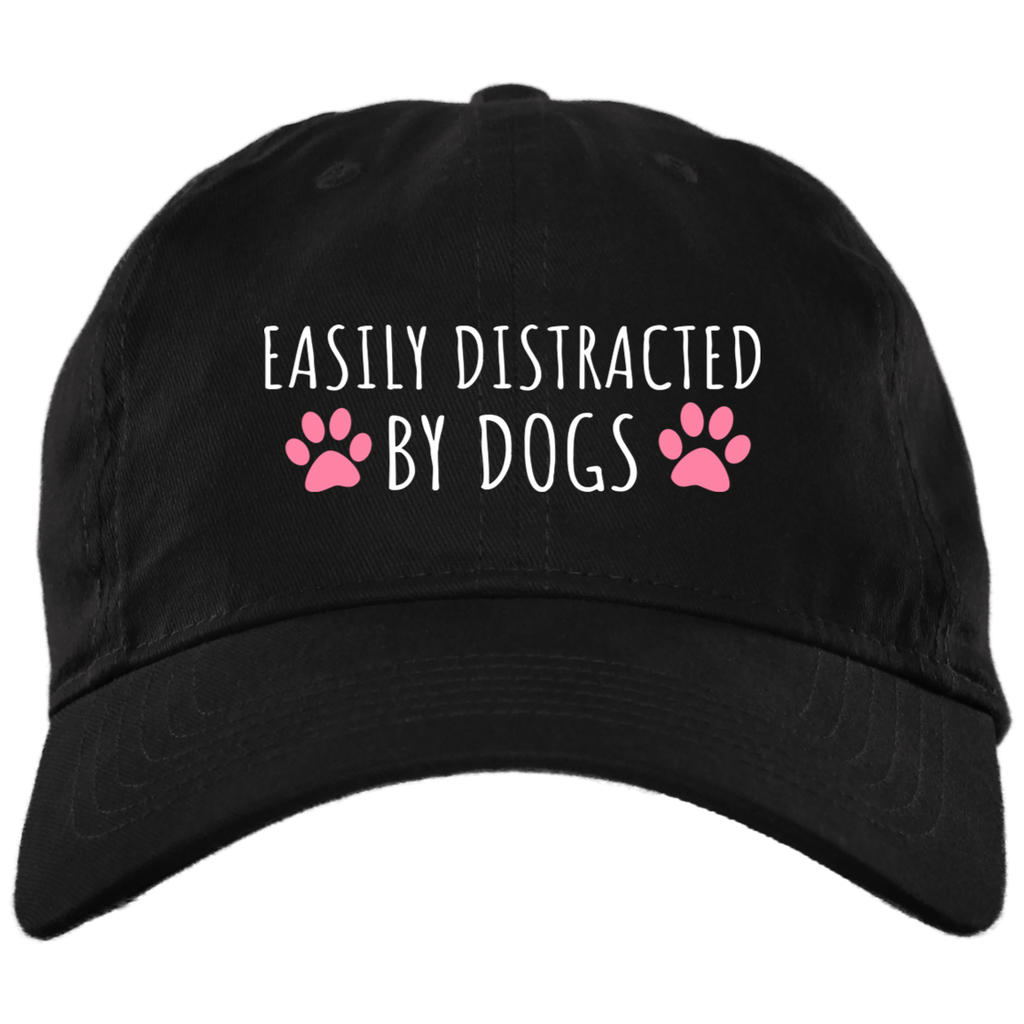 Easily Distracted By Dogs Premium Hat