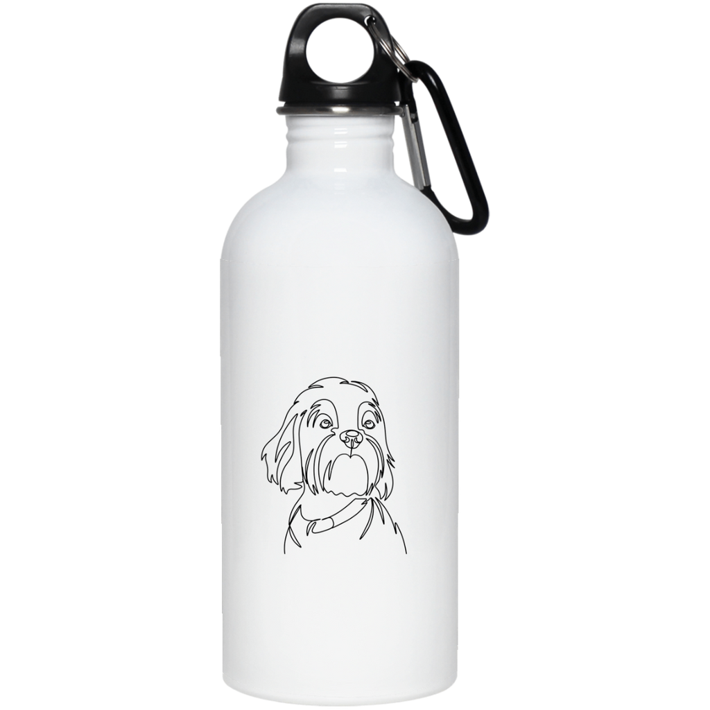 Minimalist Shih Tzu Steel Water Bottle