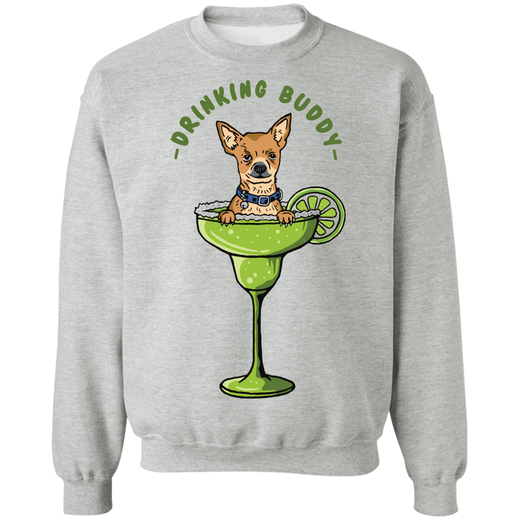 Drinking Buddy Chihuahua Sweatshirt