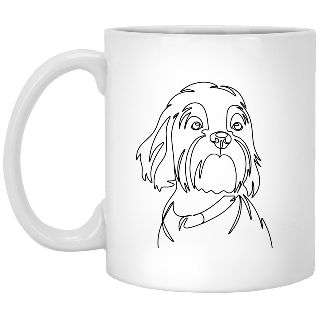 Minimalist Shih Tzu Coffee Mug