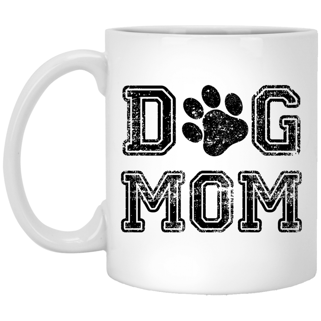 Dog Mom Paw Coffee Mug
