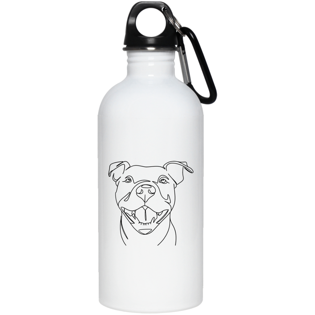 Minimalist Pitbull Steel Water Bottle