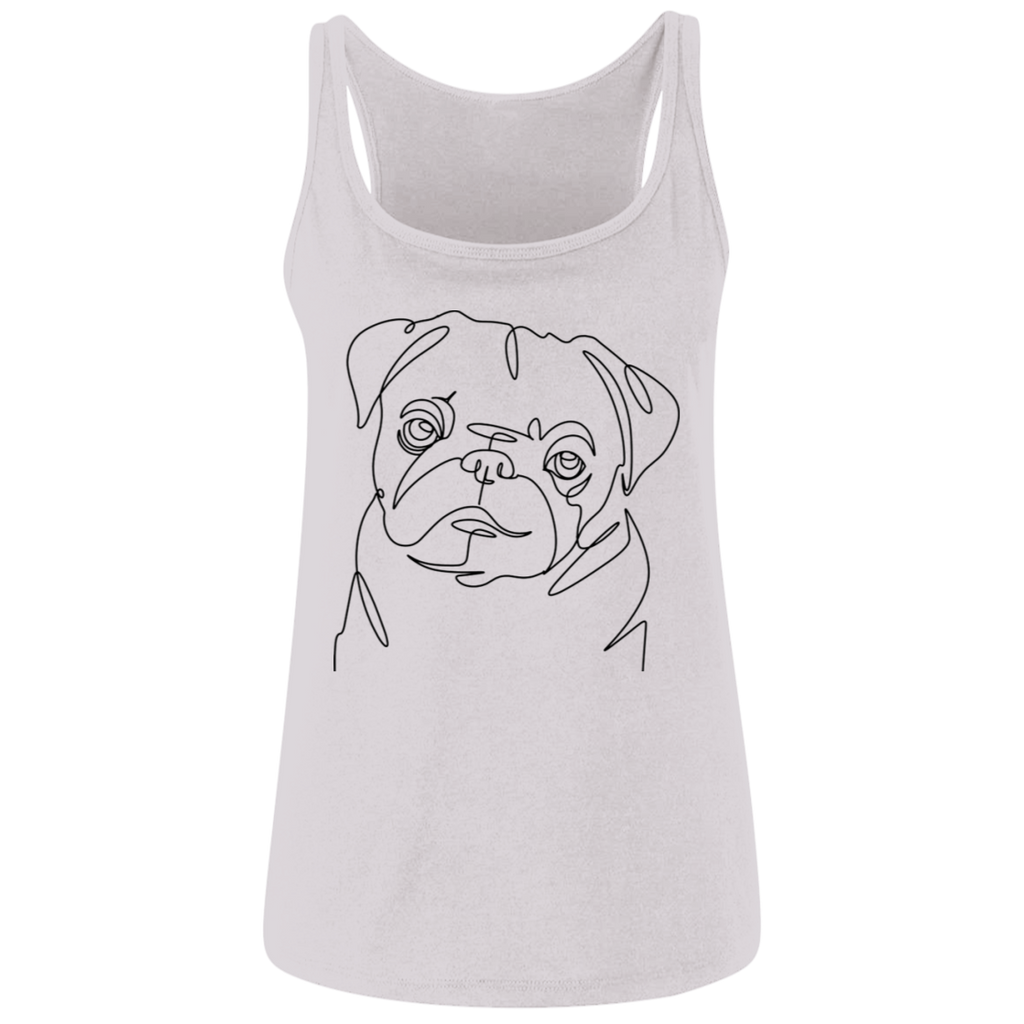 Minimalist Pug Women's Tank Top