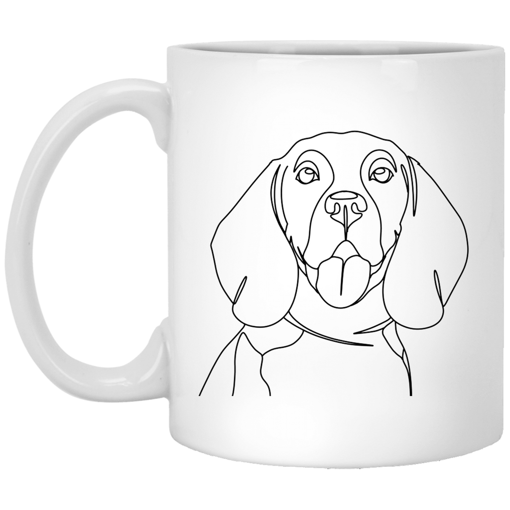Minimalist Beagle Coffee Mug