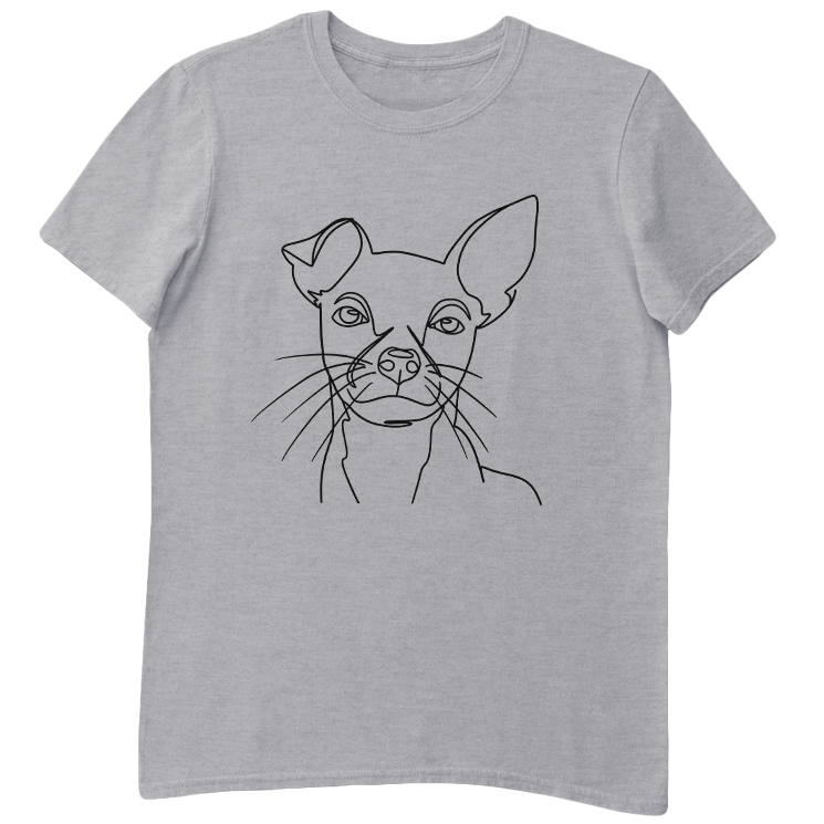 Minimalist Chihuahua Premium T-Shirt