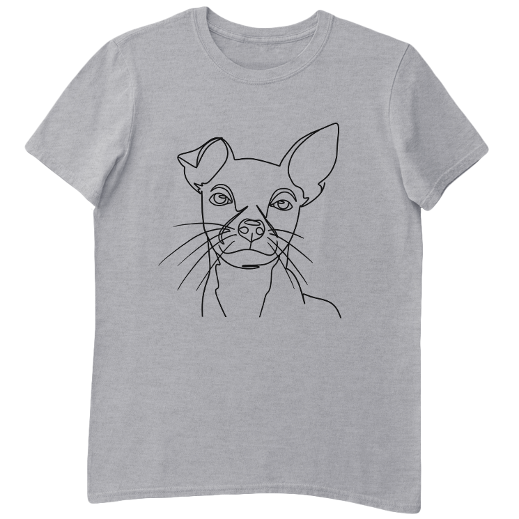 Minimalist Chihuahua T-Shirt