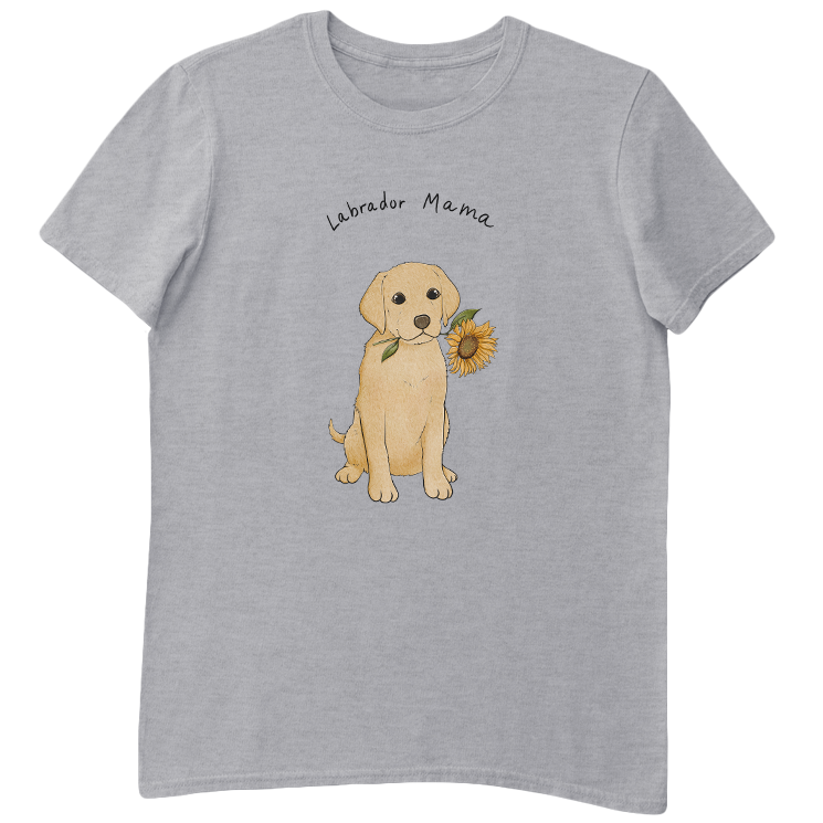 Labrador Retriever Mama (Yellow) T-Shirt