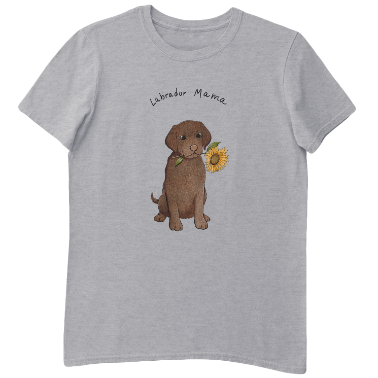 Labrador Mama (Brown) T-Shirt