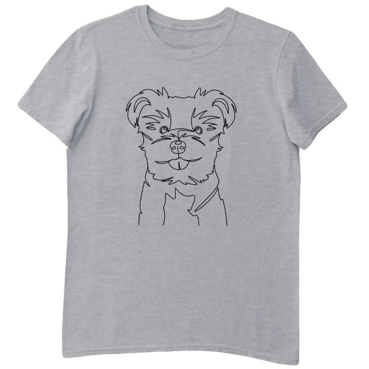 Minimalist Yorkie T-Shirt
