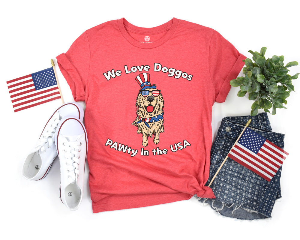 Pawty In The USA Premium T-Shirt