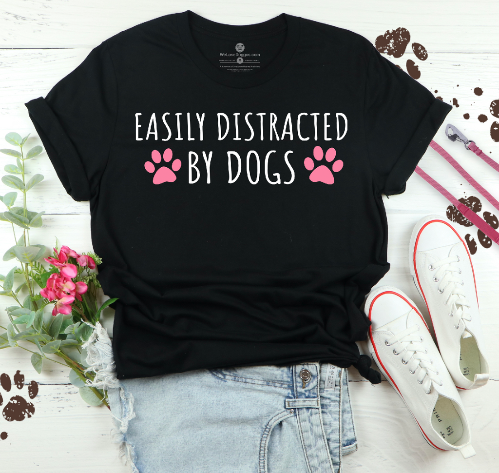 Easily Distracted By Dogs Premium T-Shirt