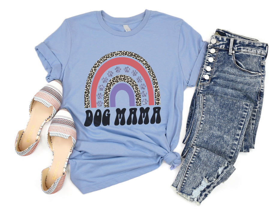 Dog Mama Rainbow Premium T-Shirt