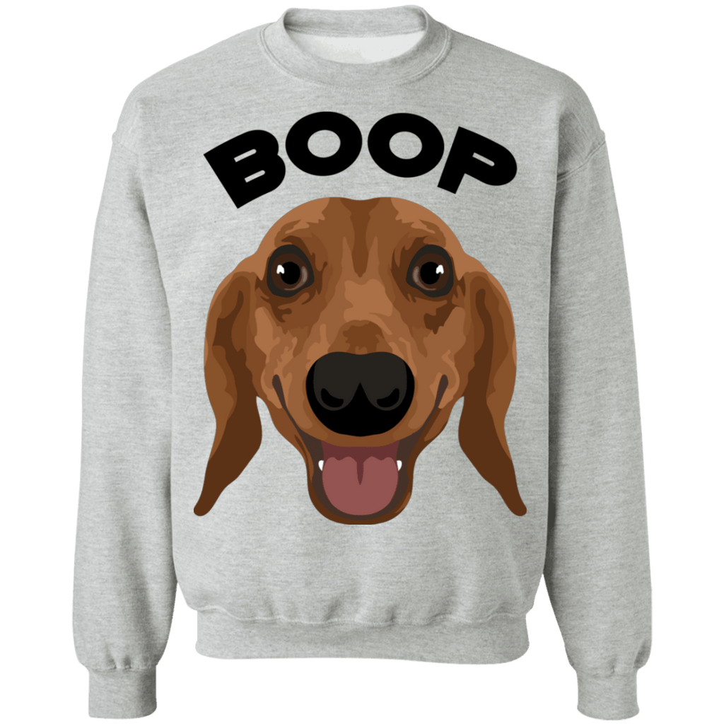 Boop Dachshund Sweatshirt - We Love Doggos