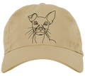 Minimalist Chihuahua Premium Tan Hat