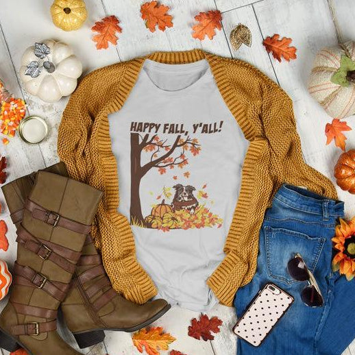 Happy Fall Y'all Premium T-Shirt