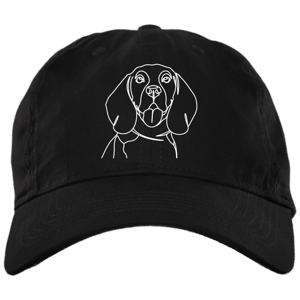 Minimalist Beagle Brushed Twill Cap - We Love Doggos