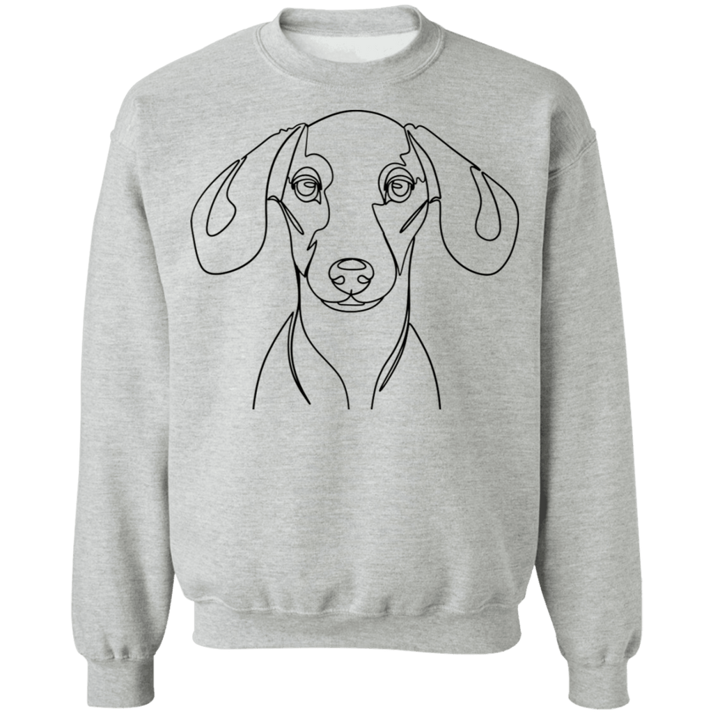 Minimalist Dachshund Sweatshirt - We Love Doggos